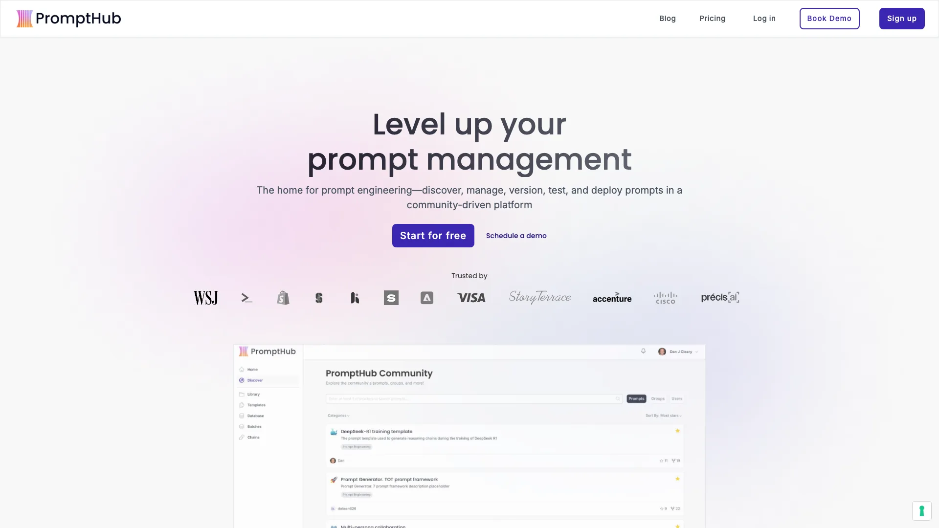 PromptHub screenshot 1